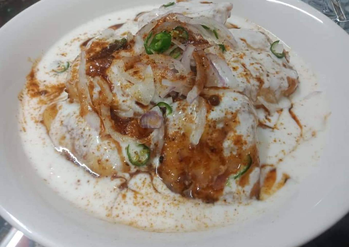 Bread dahi bhallay