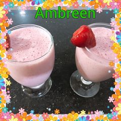 A picture of Strawberry Milk Shake.