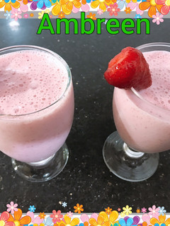 A picture of Strawberry Milk Shake.