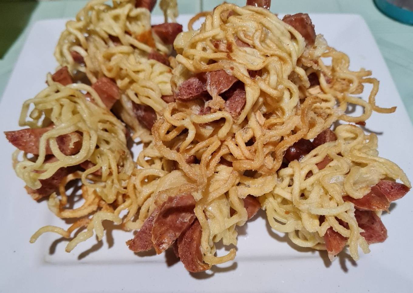 Sosis balut mie
