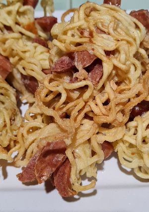 Foto resep Sosis balut mie