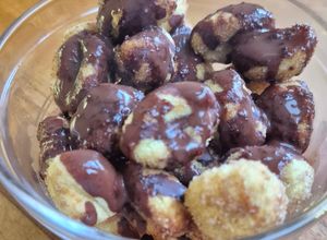Una foto de Gnocchis sabor churros