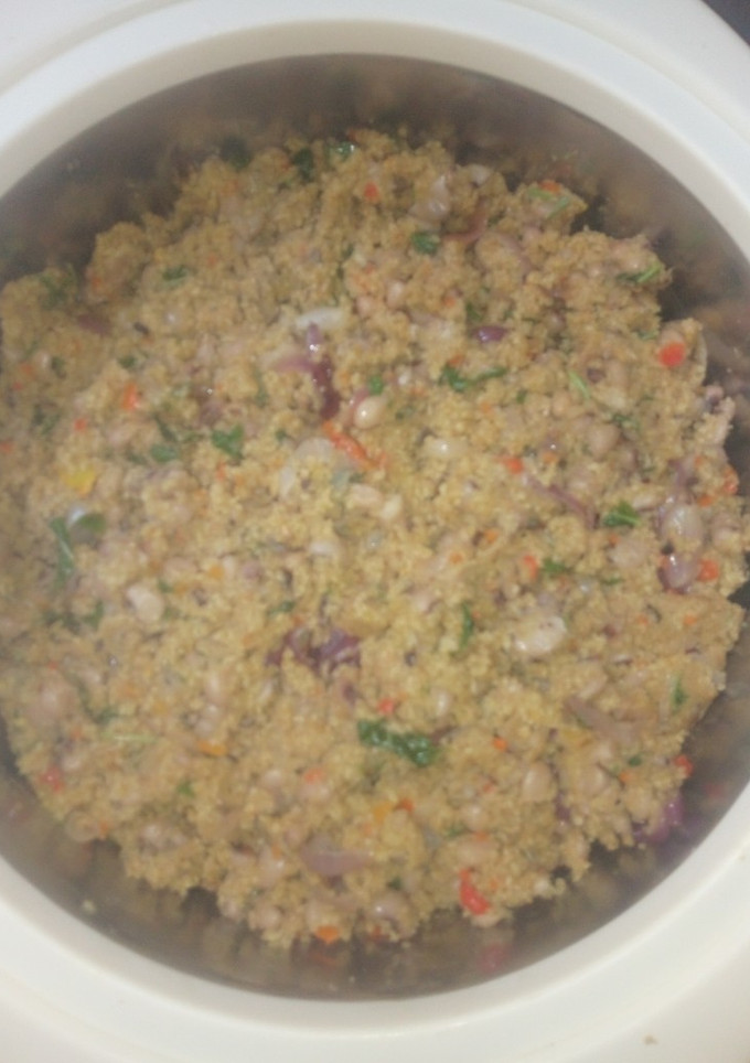 A picture of Beans & couscous.