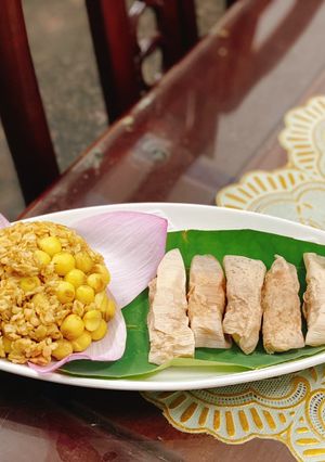 Hình của món Sen tam tấu eatclean.