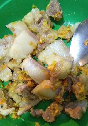 Foto resep Babi Goreng Bumbu Minimalis