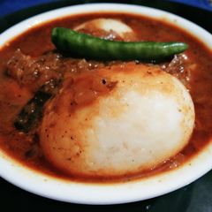 A picture of Egg curry.