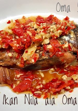 Foto resep Pecak Ikan Nila ala Oma Yuli