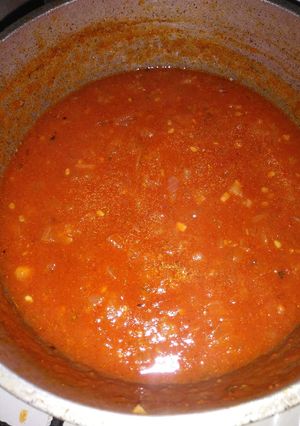 Una foto de Salsa para pizza