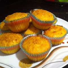 A picture of Carrots and coconut muffins.