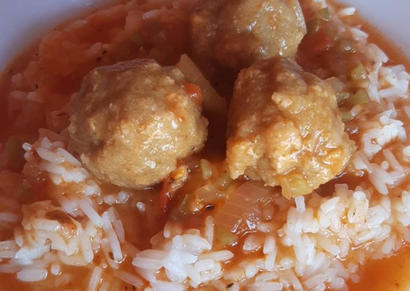 Alb贸ndigas de carne de soja 馃憣馃構