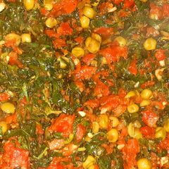 Gajar methi matar sabzi A picture of Gajar methi matar sabzi.