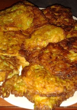 Фото Оладушки из кабачков.
