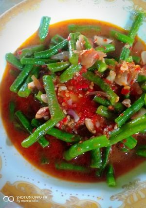 Foto resep Tumis kacang panjang pedas