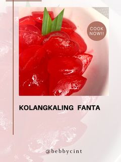 Foto resep Kolang kaling fanta / manisan kolang kaling
