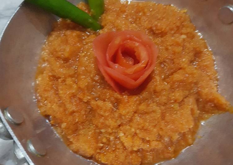 Ginger and tomato chutney