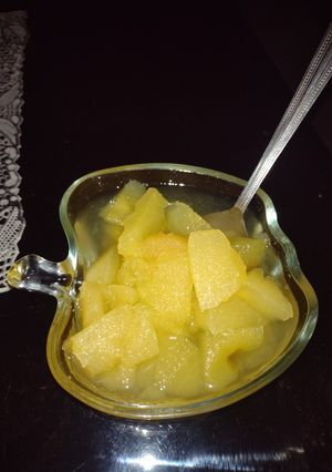 Una foto de Compota de 🍎 manzana y 🍐 pera y canela