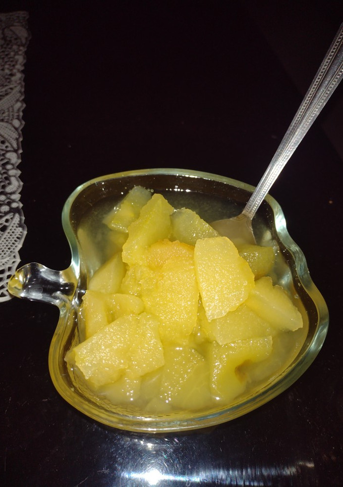 Una foto de Compota de 🍎 manzana y 🍐 pera y canela