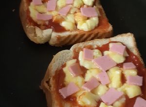 Una foto de Mini pan pizza