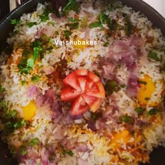 Egg Masala Biryani A picture of Egg Masala Biryani.