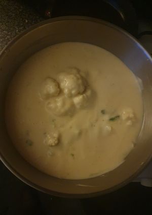 A picture of Cauliflower Cheese.