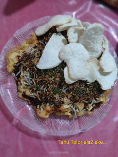 Foto resep Tahu telor sambal kacang