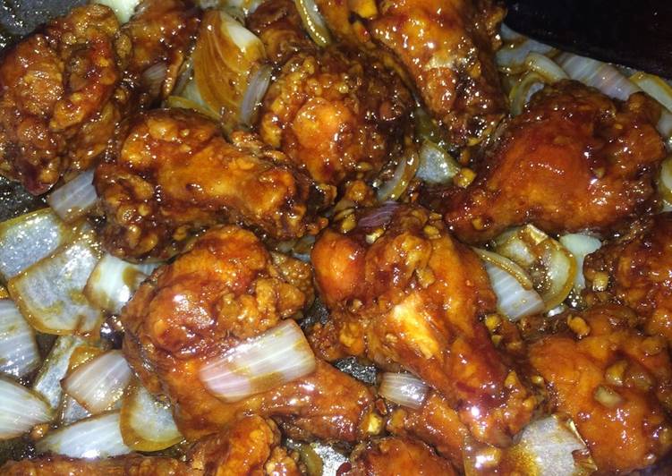 Bahan Sweet spicy chicken (Dakgangjeong)/ayam ala korea dengan rasa nusantara😋 | Cara Masak Sweet spicy chicken (Dakgangjeong)/ayam ala korea dengan rasa nusantara😋 Yang Enak dan Simpel