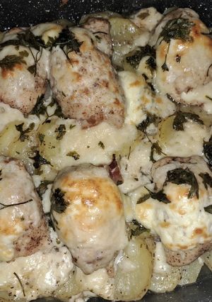Sajttal baconnel töltött csirkemell 🧀 🥓 recept fotója