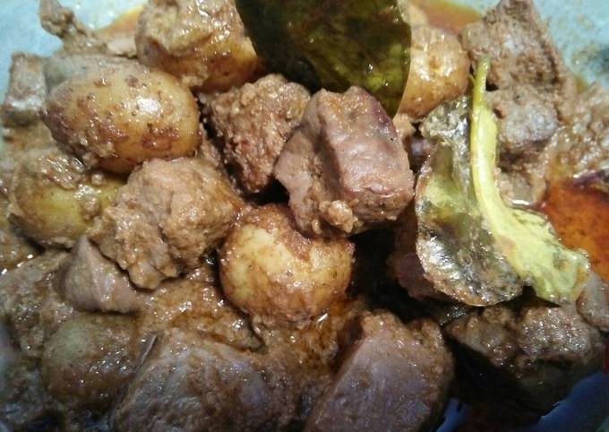 Anti Ribet, Bikin 17.Rendang Ati Sapi Praktis