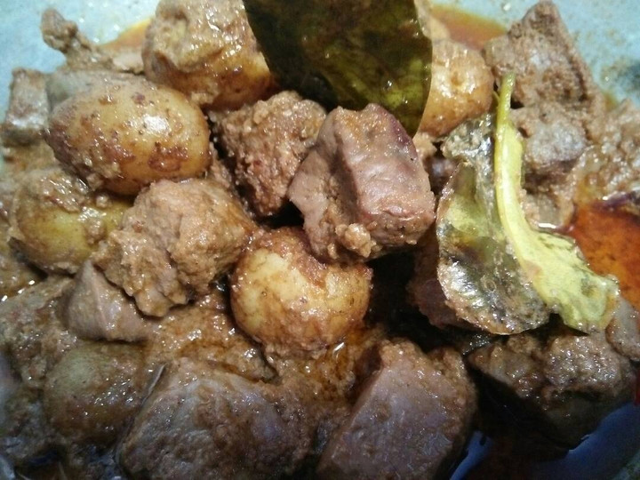 Anti Ribet, Bikin 17.Rendang Ati Sapi Praktis