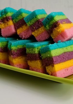 Foto resep Bolu Kukus Rainbow Ekonomis