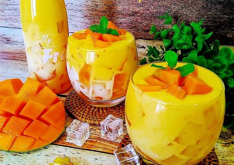 Cara Gampang Menyiapkan Mango Milky Cheese 🥭 Anti Gagal