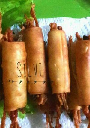 Foto resep Spring Roll Buncis Enoki (bekal sekolah) 🍢