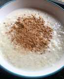 Arroz con leche y canela