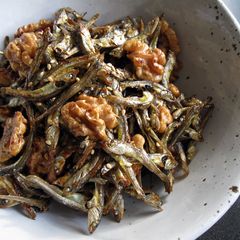 A picture of Scrumptious Dried Sardines & Walnuts.
