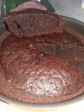 Bolo com levain sabor chocolate