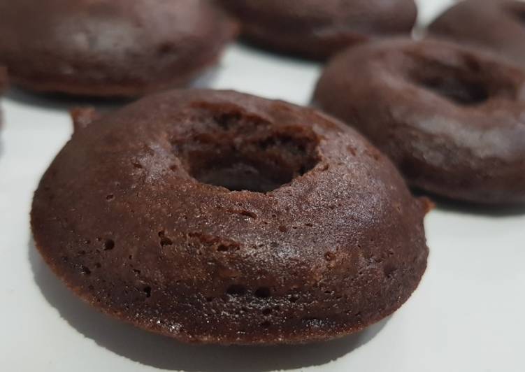 Donat brownies mini (menggunakan donat maker)
