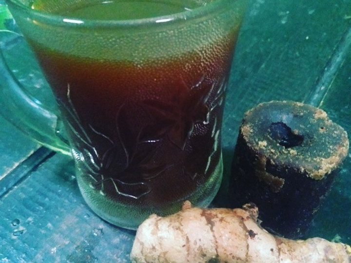 Resep: Jamu kunyit Gula merah Sederhana Dan Enak