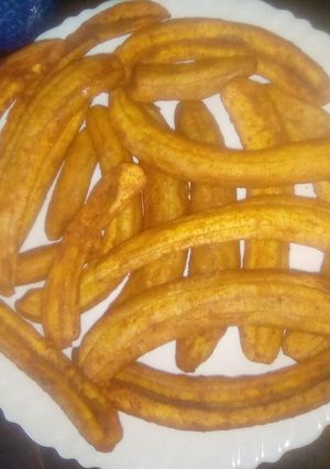 A picture of Deep Fried bananas.