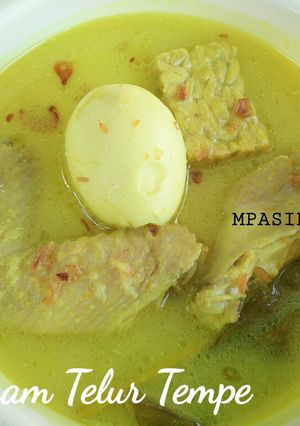 Foto resep Opor Ayam Telur Tempe (Mpasi 12m+)