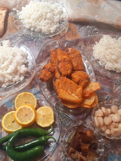 عکسی از دستور برنج و ماهی