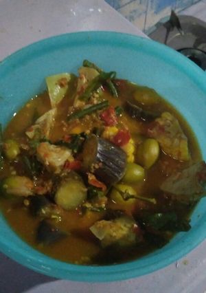 Foto resep Sayur asem sederhana bumbu uleg