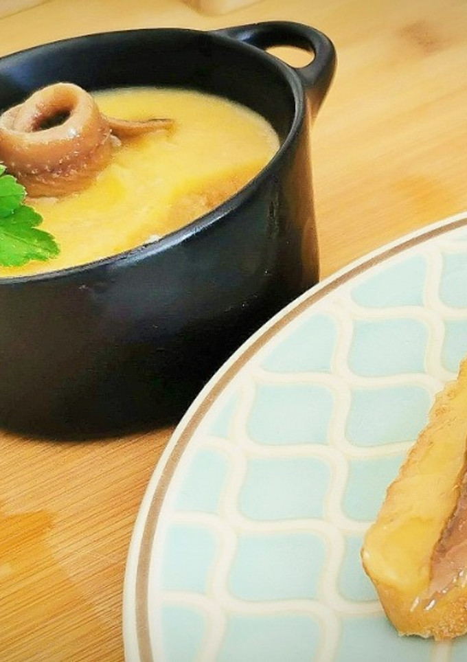Una foto de Pincho de anchoa con su mantequilla