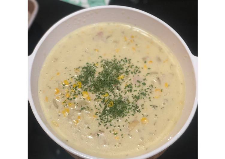 Resep Corn cream soup, Menggugah Selera