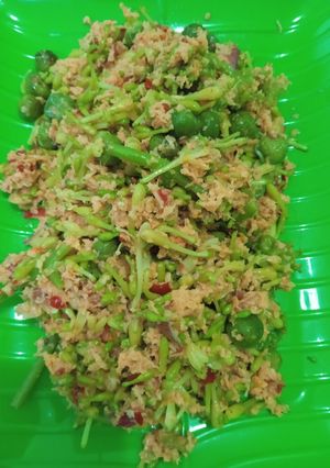 Foto resep Anyang Bunga Pepaya Khas Minang