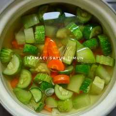 A picture of Mamaci Sayur Timun.