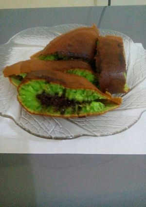 Foto resep Martabak Manis Pandan Coklat Teflon