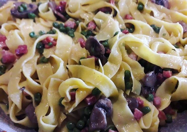 Tagliatelle alla boscaiola a modo mio