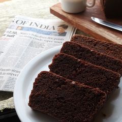A picture of Teatime Cocoa cake |eggless.