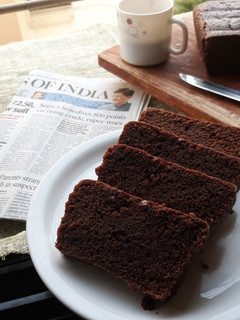 A picture of Teatime Cocoa cake |eggless.