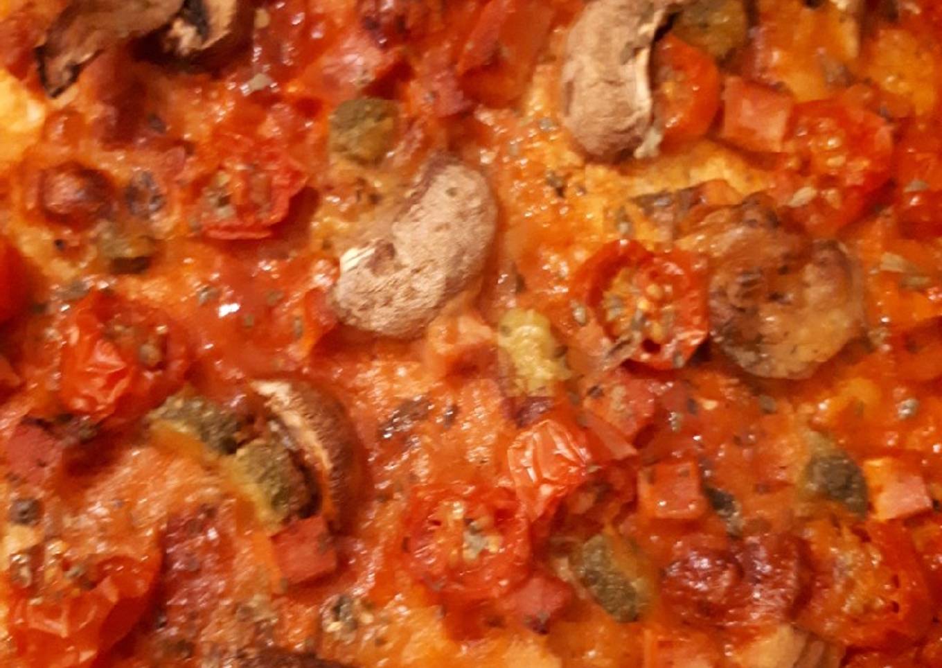 Pizza and pâté de chou fleurs!